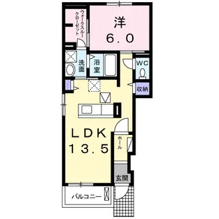 エルドラード葵Ⅰ【1階】の間取り