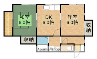 サンハウス中山【1階】の間取り