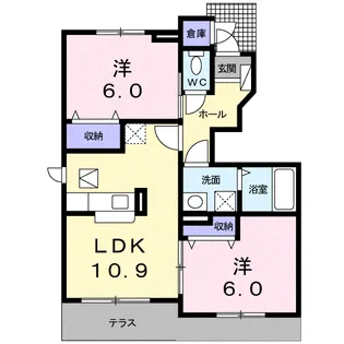 ファーストパレス【1階】の間取り