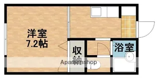 シャンブル【103号室】の間取り