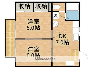 クレール【2階】の間取り