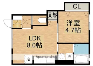 ソレイユ【1階】の間取り