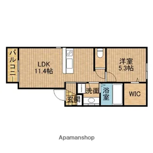 エルフィー【1階】の間取り