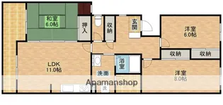 セゾンド気賀A【3階】の間取り