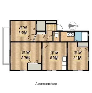 さぎた【1階】の間取り