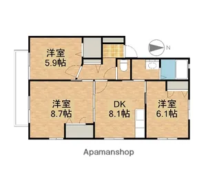 さぎた【2階】の間取り