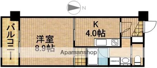 エクシード田町【9階】の間取り