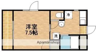 ベェーベ1996【3階】の間取り