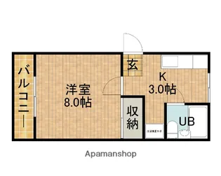 ユニオンハイツ【1階】の間取り