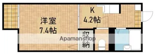 グレイスハイムⅡB【201号室】の間取り