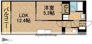 アイベックス・ナイン【2階】の間取り