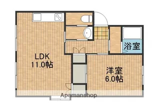 メゾンエターナルA【2階】の間取り