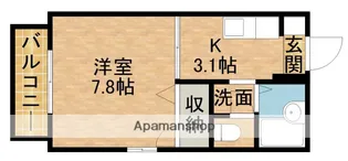 パラシオン文丘【2階】の間取り