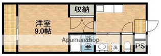 スカイブライト【S12号室】の間取り