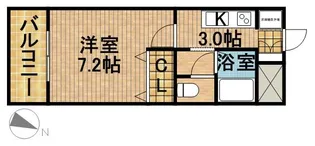 グランドパレス宮西【2階】の間取り
