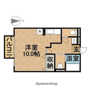 メゾン・ド・ブランB【1階】の間取り