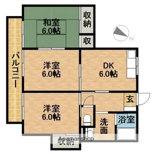 レジデンス高田Ⅰ【1階】の間取り
