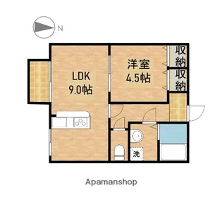 アービル篠原A【203号室】の間取り