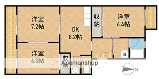 キャッスルSS【204号室】の間取り