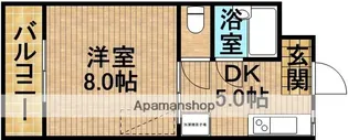 ドームサウス【2階】の間取り