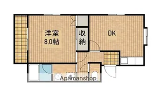 アメニティハウスB【1階】の間取り