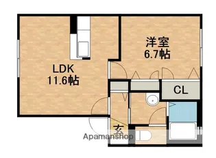 カトレアSⅢ【1階】の間取り