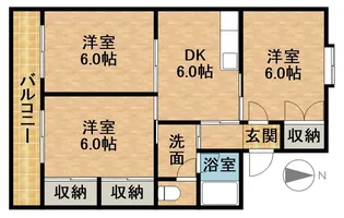 ロリヴィエⅡ【1階】の間取り