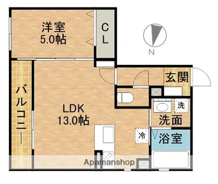ライム海老塚【3階】の間取り