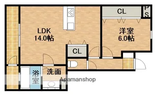 ELLE【1階】の間取り