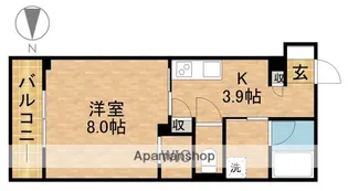 パインテール・セコンド【2階】の間取り