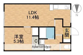 東海ハイツ【1階】の間取り