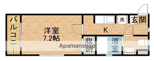 リエス上島B【308号室】の間取り