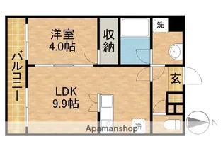 COLLINE VILLAGEⅡ【1階】の間取り