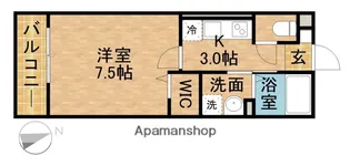 D−HILLS山下【2階】の間取り
