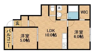 アーバンキブネ【1階】の間取り