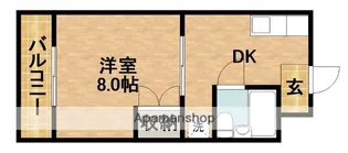 ルネッサンス9【102号室】の間取り