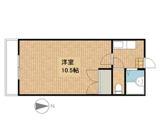 コンフォートハイツ清崎(旧KIYOSAKI)【1階】の間取り