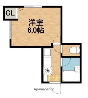 アーバン中央【2階】の間取り