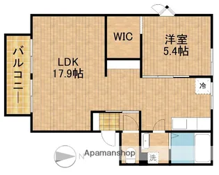 フレグランスふぁみーゆB【105号室】の間取り