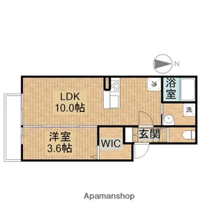 D−HILLS緑ヶ丘【1階】の間取り