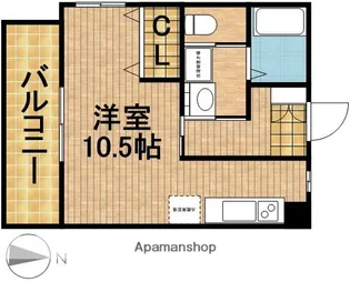 ハイツリベラ【1階】の間取り