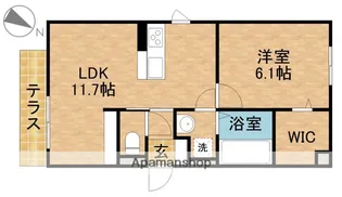 ブレーメンB棟【1階】の間取り