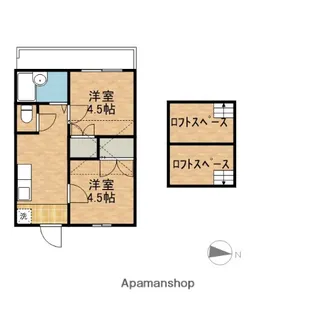 エトワール【206号室】の間取り