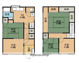 静岡県島田市旭3丁目【一戸建】の間取り