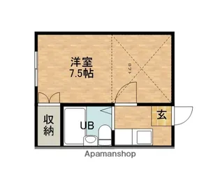 レオパレス焼津【101号室】の間取り