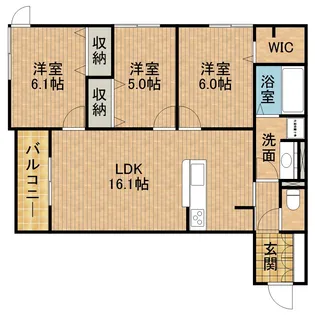 コスモ【3階】の間取り
