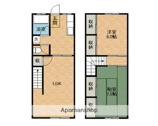 宮本荘【5号室】の間取り