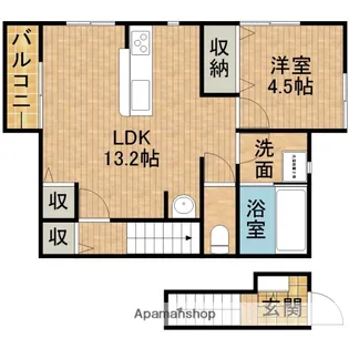 敷島VILLAGE【2階】の間取り