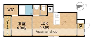 メゾン・ベルジュ【1階】の間取り