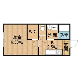 AFC RESIDENCE野口【1階】の間取り